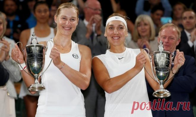 Веснина и Макарова впервые в карьере выиграли Уимблдонский турнир в парном разряде — Новости Тенниса — Спорт Mail.Ru