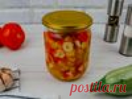 Закуска из жареного кабачка с чесноком на зиму – пошаговый рецепт приготовления с фото