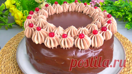 Заходи, поедим | Торт "ПЬЯНАЯ ВИШНЯ"🍒 НЕРЕАЛЬНО ВКУСНЫЙ, просто сказочный и самый любимый Домашний Торт, несложный рецепт