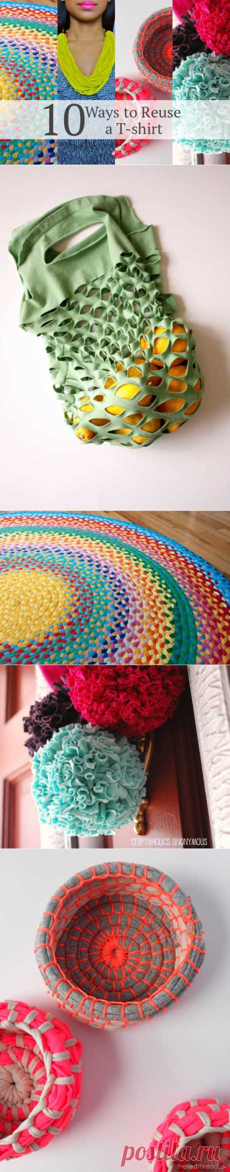 10 ways to repurpose a t-shirt - Andrea's Notebook
