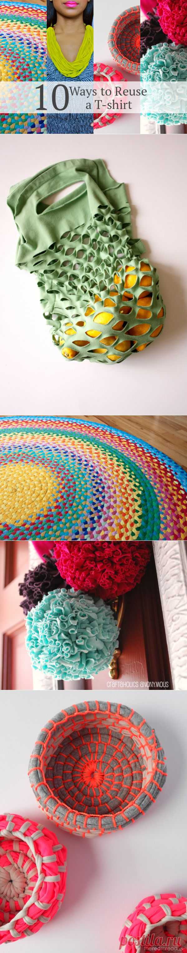10 ways to repurpose a t-shirt - Andrea's Notebook