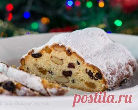 Штоллен - вкусный новогодний подарок