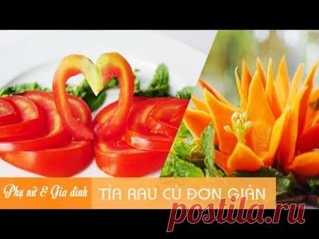 Mẹo Vặt - Cách tỉa rau củ đơn giản với cà chua, cà rốt | Phụ Nữ và Gia Đình