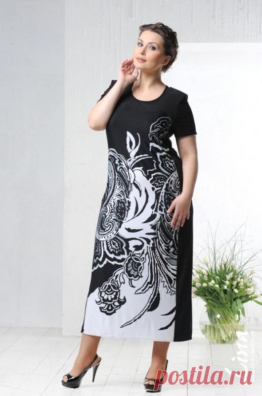 Модные женские платья больших размеров. Купить красивые платья для полных женщин в интернет-магазине недорого