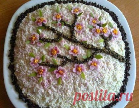 Салат &quot;Сакура&quot;.Безумно вкуснo!! Быстро, легко и ОЧЕНЬ вкусно! Рецепт совсем простой. !! Более подробно о рецепте можете узнать в источникe: шеф-повар Одноклассники, по ссылке fastppc.net/HaVO   Рекомендуем посмотреть!!! Приятного аппетитa

Дорогие кулинары! Чтобы не потерять рецепт, жмите &quot;Класс!&quot;, а потом &quot;поделиться&quot;. Рецепт будет на вашей стене В Одноклассники. Всё ОК!