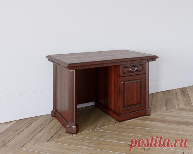 Письменный стол цвета вишня из массива дуба купить по цене 98 470 руб. в Москве — интернет магазин chudo-magazin.ru