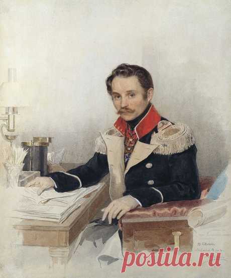 Соколов Петр Федорович Портрет Л.В. Дубельта  1834.jpg