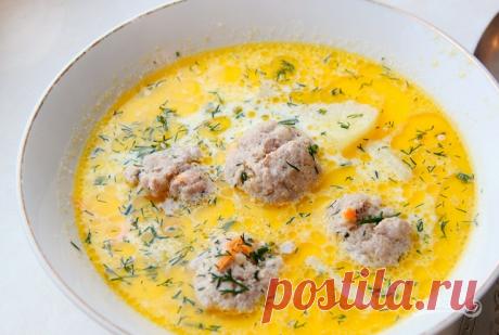 Сливочный суп с фрикадельками - пошаговый рецепт с фото на Повар.ру