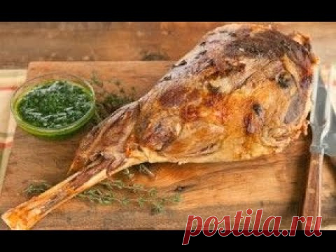 Баранья нога запечённая в духовке