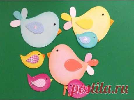 Pajaritos en goma eva
