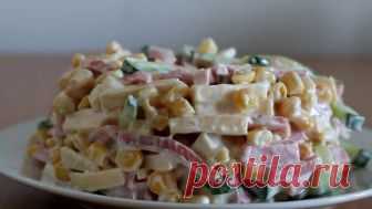 Три быстрых и вкусных салата с кукурузой