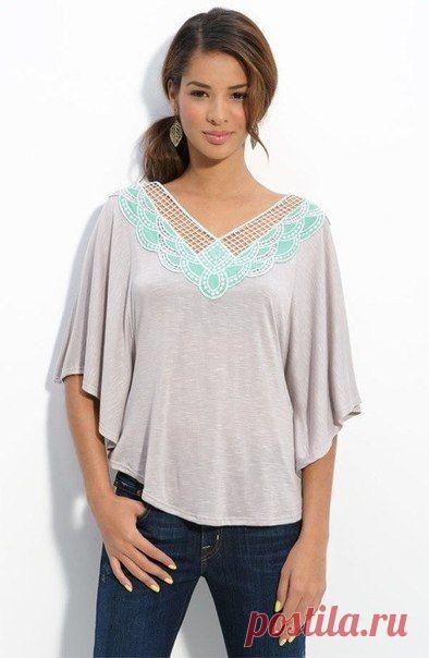 Простая выкройка летней туники | Дамские хитрости
