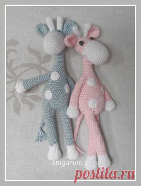 anigurumis: Patrón jirafa amigurumi
