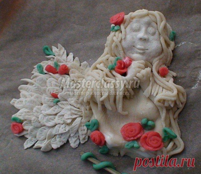 Поделки из соленого теста. Ангел. Мастер класс с пошаговыми фото
