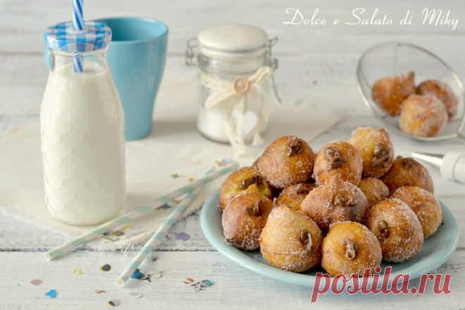 Frittelle veloci alla nutella