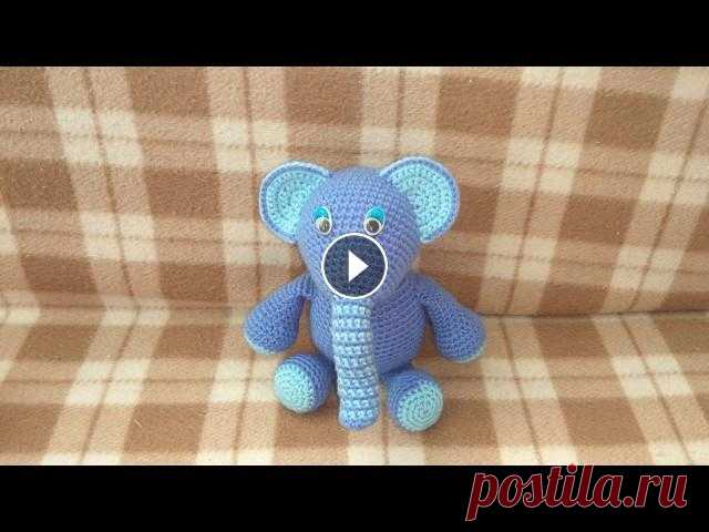 Игрушка слоник крючком. Этот ролик создан с помощью Инструмента для создания слайд-шоу YouTube (...