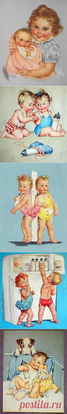 Charlotte Becker | Vintage print girls and boys