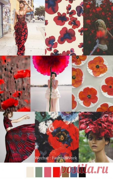 Mood Board: Summer Flowers Color Inspiration | Inspiration & Ideas | BRABBU Design Forces