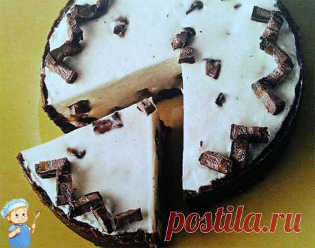 Сырный торт с шоколадом