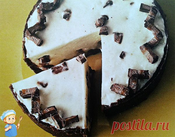 Сырный торт с шоколадом