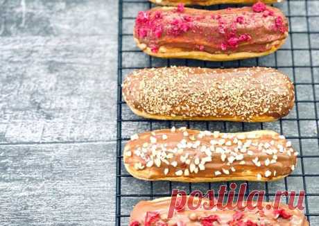 (1) Эклеры с шоколадом - пошаговый рецепт с фото. Автор рецепта Юлия . - Cookpad