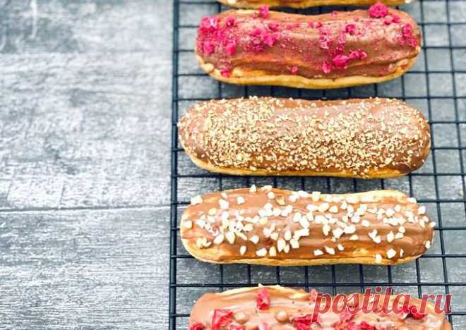 (1) Эклеры с шоколадом - пошаговый рецепт с фото. Автор рецепта Юлия . - Cookpad