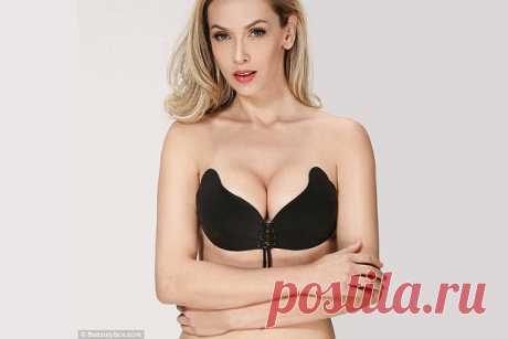Новый бюстгальтер приклеивается на грудь и увеличивает ее размер
