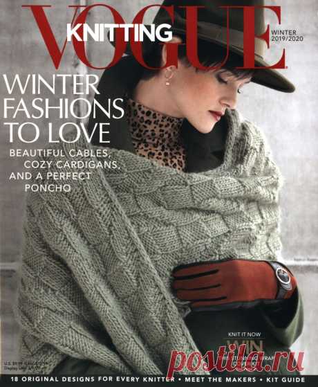 Журнал "Vogue Knitting" Winter 2019/2020гг