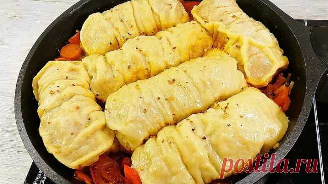 ЗАКРУТИЛА Большую Сковороду - Восхитительный ОБЕД из Простых Продуктов
