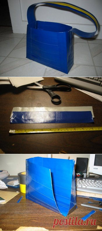 Самодельная сумочка из скотча — Своими руками