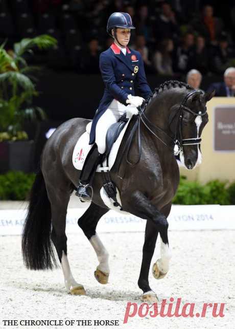 Charlotte Dujardin and Valegro. 2014 Reem Acra Dressage World Cup Final - Saturday Grand Prix  |  Photos &amp; Video | The Chronicle of the Horse