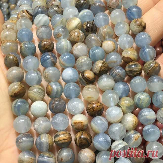 натуральные круглые бусины из аргентинского кальцита - Temu Moldova