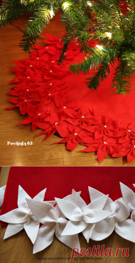 Как пошить шикарную подставку под елку своими руками - Perchinka63