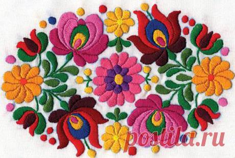 Художественная цветная гладь: основные стежки — Мастер-классы на BurdaStyle.ru