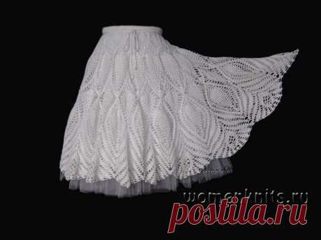 Шикарная юбка «Павлиний хвост» крючком
Схема: https://womanknits.ru/vyazanie-dlya-zhenshchin/yubki-shorty-shtany/shikarnaya-yubka-pavlinij-khvost-kryuchkom