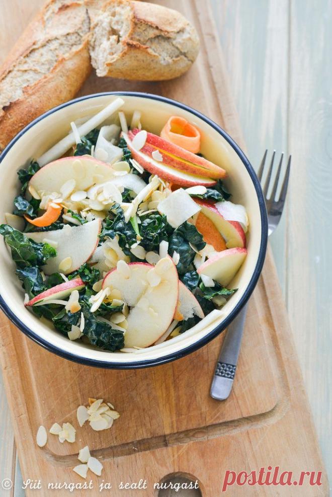 Siit nurgast ja sealt nurgast: Talvine salat lehtkapsast