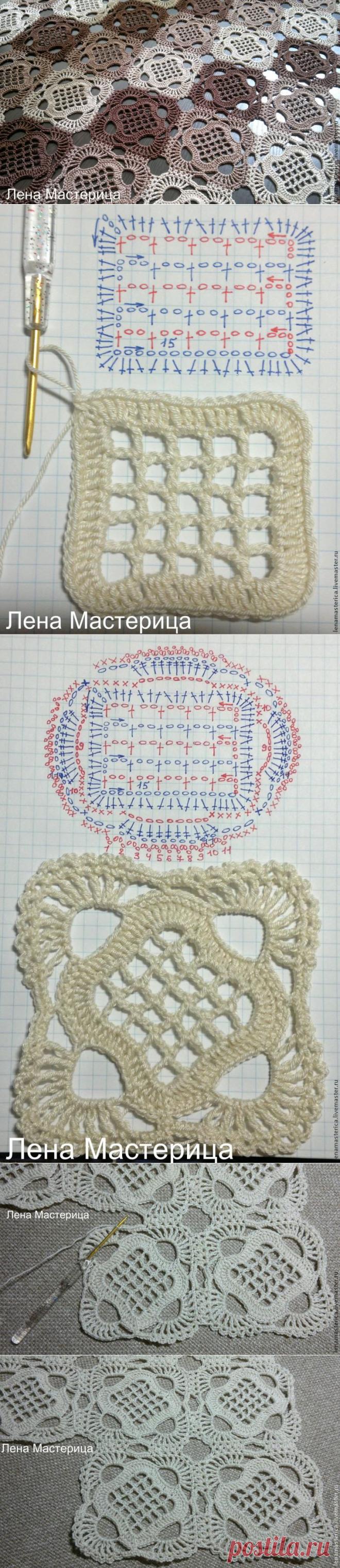 Кофе со сливками: скатерть, вязаная крючком | Своими руками