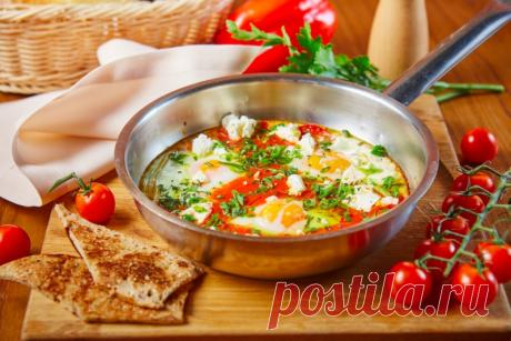 Яичница, рецепты яичницы, шакшука, рецепты от шефа