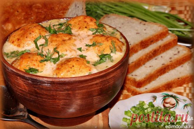 РЫБНЫЕ ФРИКАДЕЛЬКИ В СМЕТАНЕ - по мотивам рецепта тельного