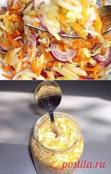 Вкусная капустка за сутки