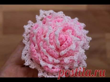 Flor Crochet paso a paso dos Colores
