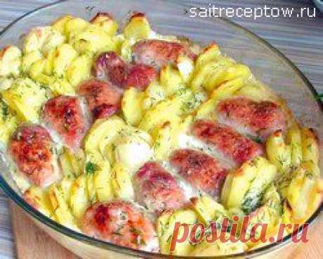 Картофель запечённый с мясом | Сайт рецептов