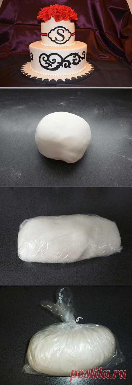 Mастикa желатиновaя, фондант : Мастика, марципан, кремы