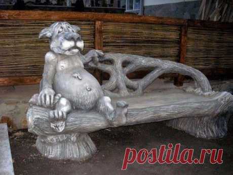 Сказочная скамейка!