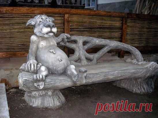 Сказочная скамейка!