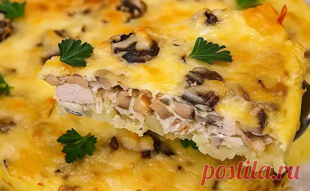 Делаем из жульена полноценный пирог: вкуснее любой пиццы, а готовить даже проще омлета - Steak Lovers - Медиаплатформа МирТесен