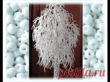 Красивые берёзы из бисера. От зимних - до осенних. Вдохновлялочка.