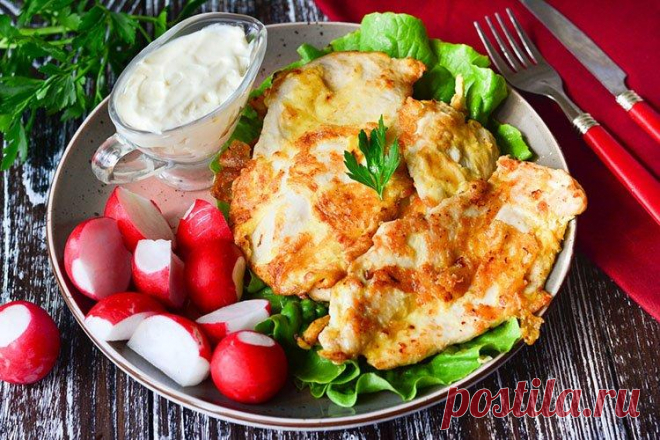 Отбивные из куриного филе - 15 самых вкусных рецептов на сковороде и в духовке.