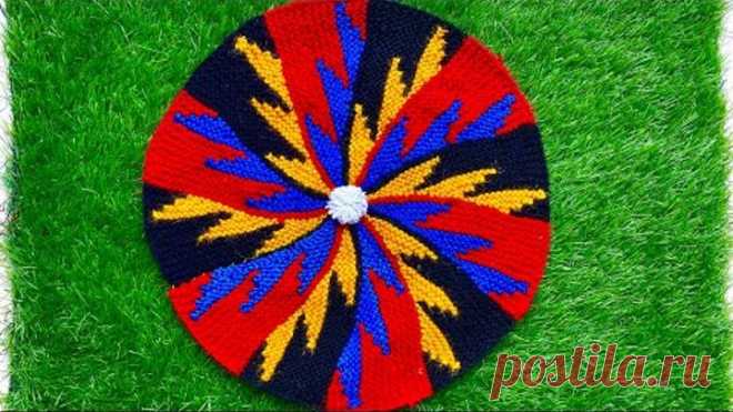 बिलकुल नयी तरीक़े से बनाए नयी डिज़ाइन का कली वाला पायदान ।। New design beautiful kali doormat