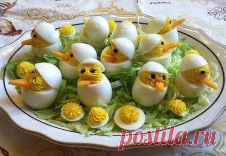 Фаршированные яйца. 25 вариантов начинки.